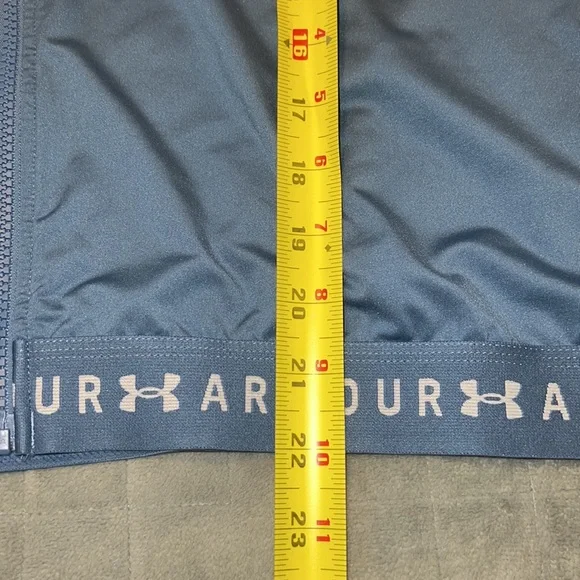 Under Armour Track Jacket, Running, Bomber Jacket, Polyester, Blue, Size M - Picture 5 of 8